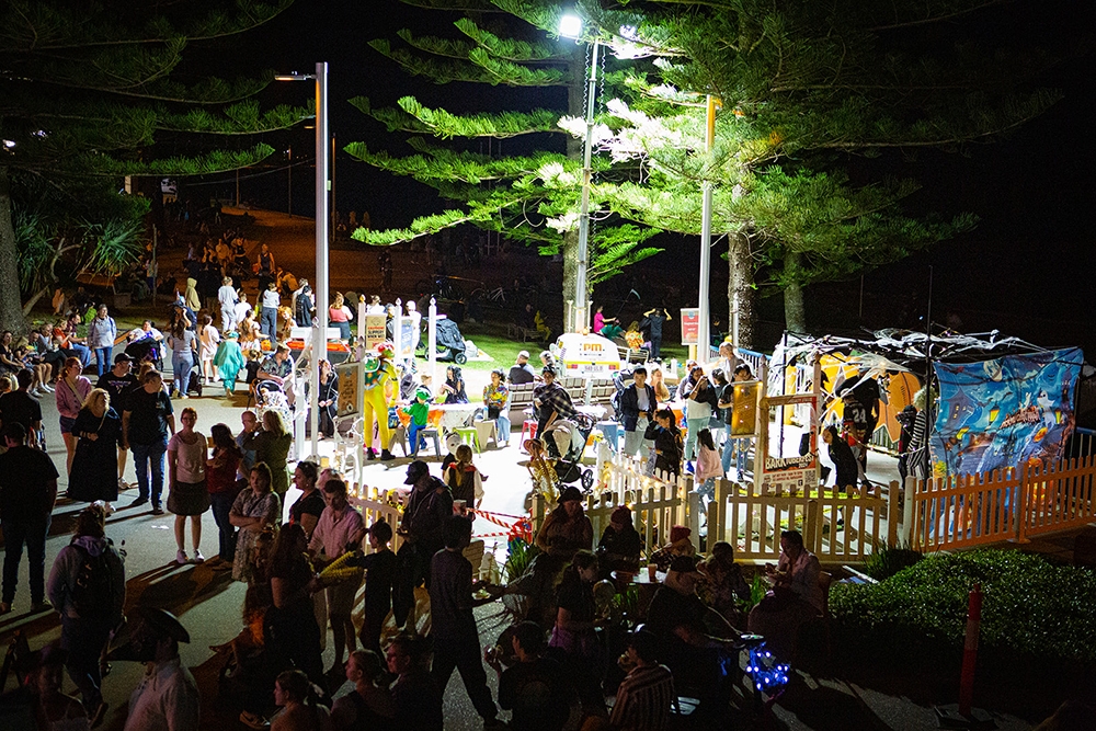 Crowd at Redcliffe Markets Festival of Frights 2025