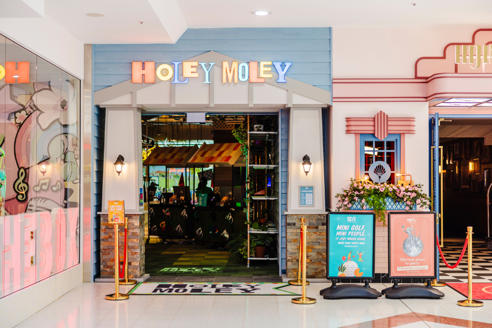 Entry to Holey Moley Golf Club at Westfield Mt Gravatt