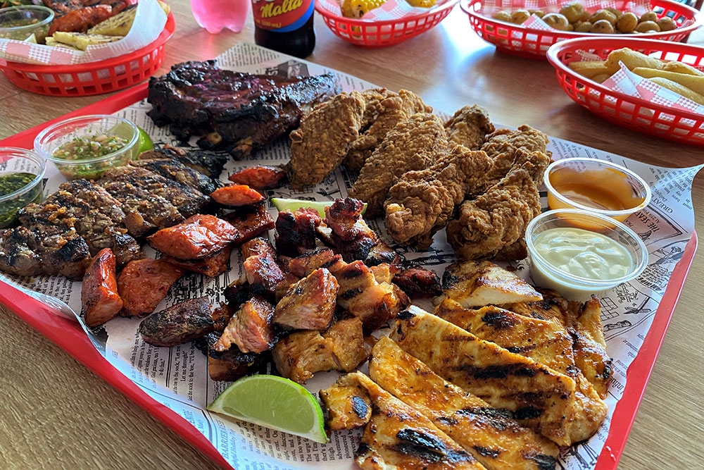 Plate of food at La Parrilla North Ipswich