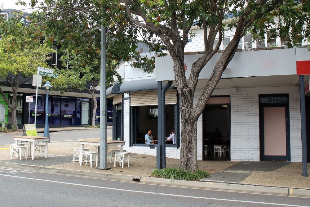 Exterior of Mavvy Lane Cafe