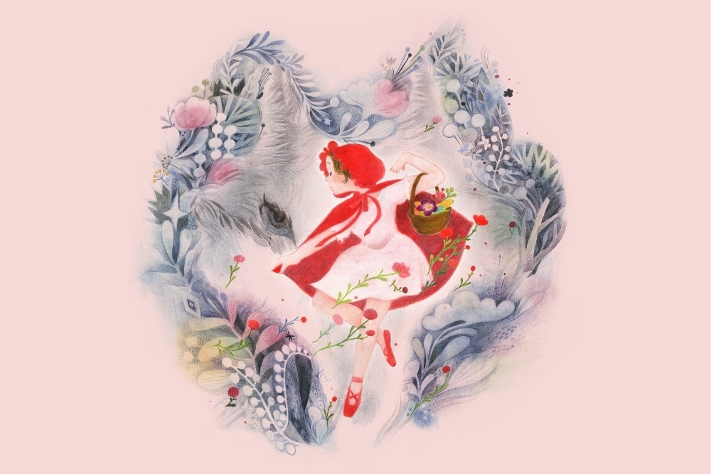poster design for Red Riding Hood