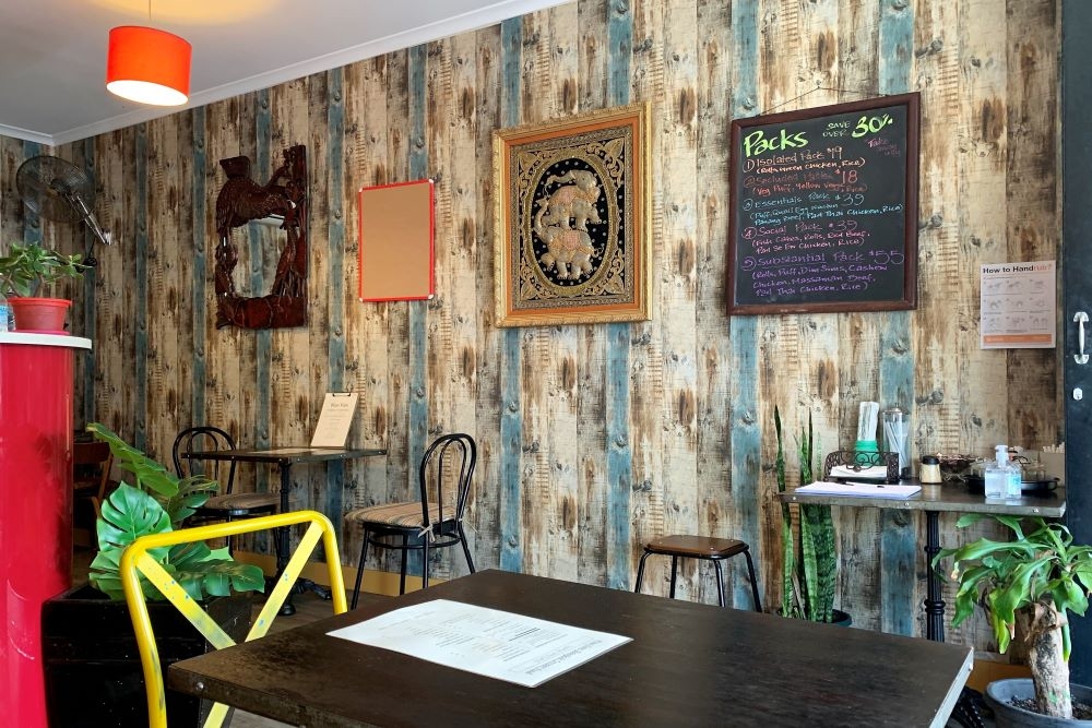 Seating inside Thai Smile Cooking Mt Gravatt 