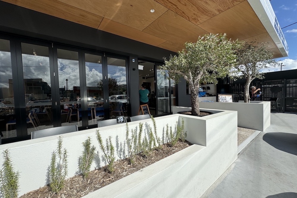 Exterior of Merlo Coffee Bowen Hills Torrefazione