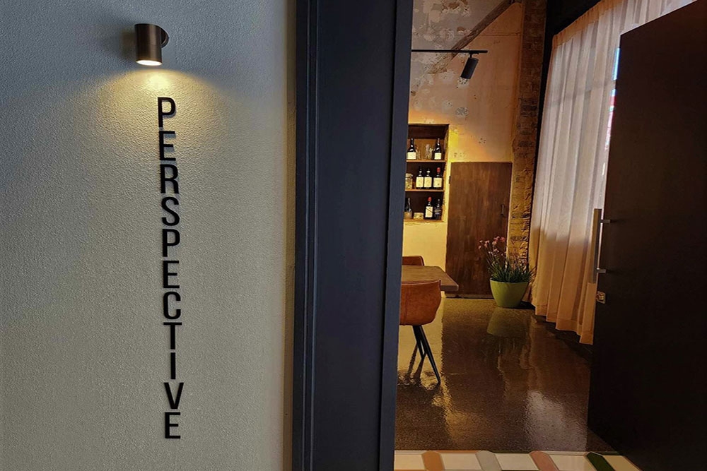 Entrance to Perspective Dining Fortitude Valley