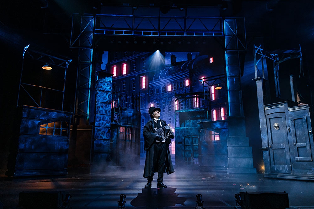 Actors performing A Christmas Carol