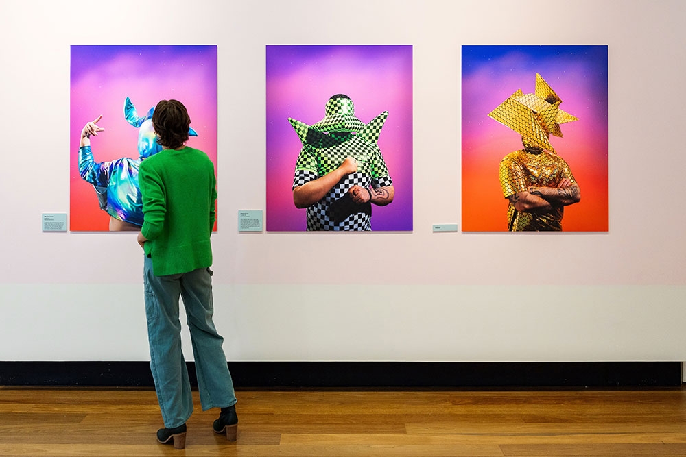 Women looking at art gallery Museum of Brisbane