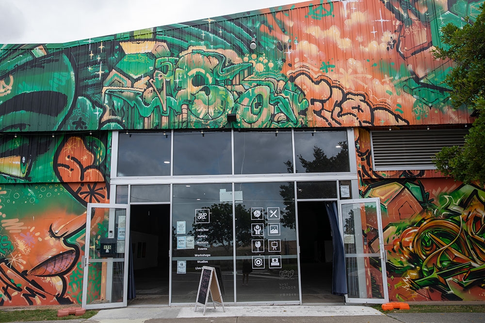 Exterior of Warehouse Cafe