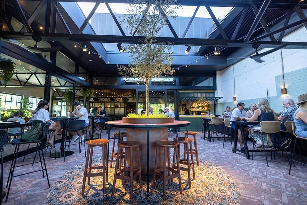 Table in centre of Zephyr Bar West End