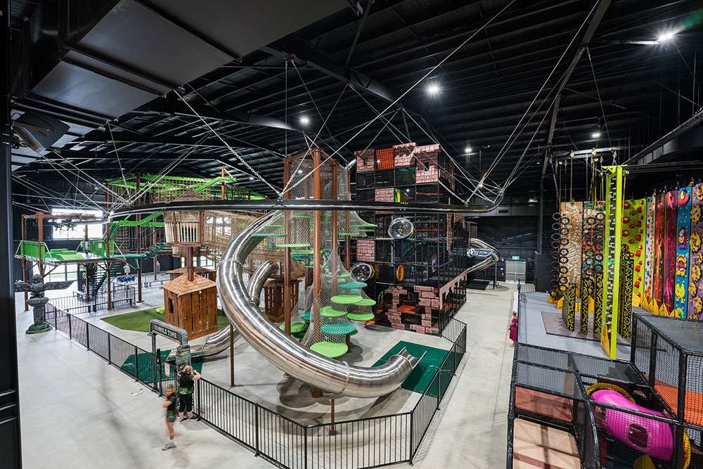 Interior of Jungle Adventure Play