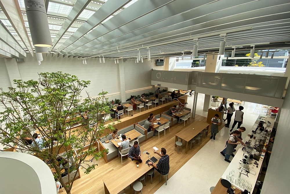 Interior of Industry Beans Newstead