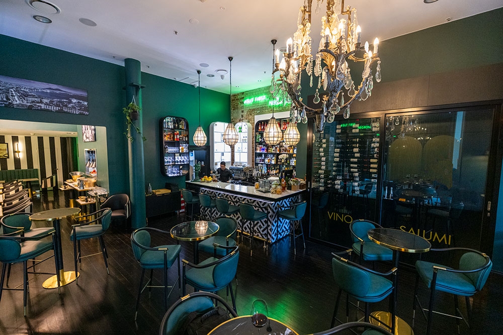 Interior of Toscano Bar & Kitchen, Brisbane CBD