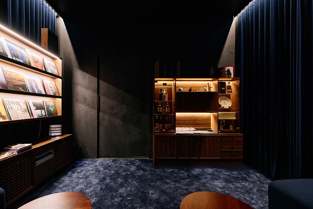 Jazz whiskey room at +81 Sushi Kappo West End