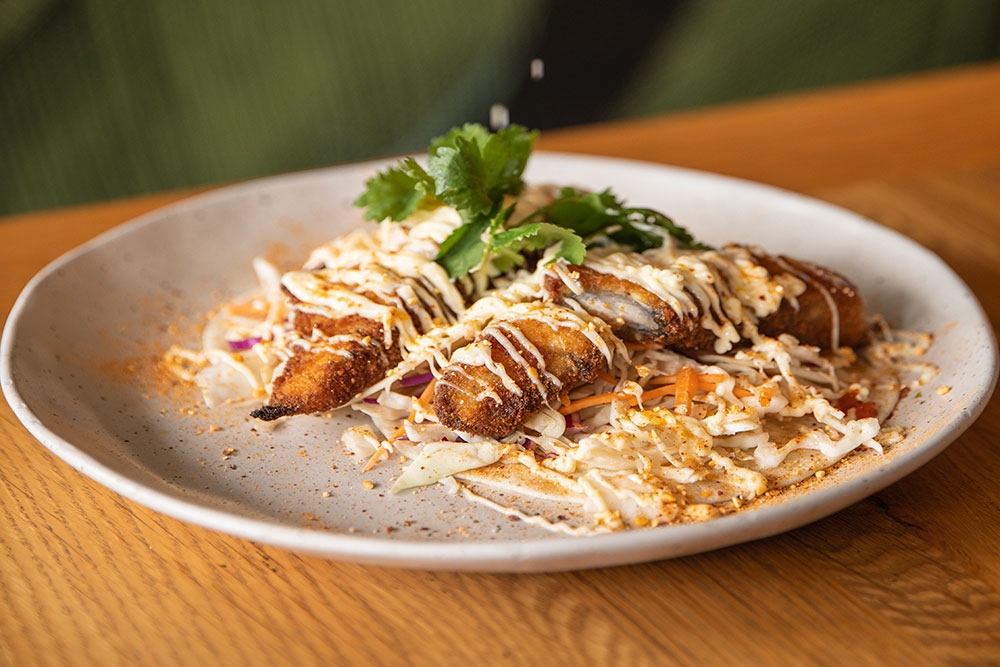 Food on a plate at Pawpaw Cafe East Brisbane