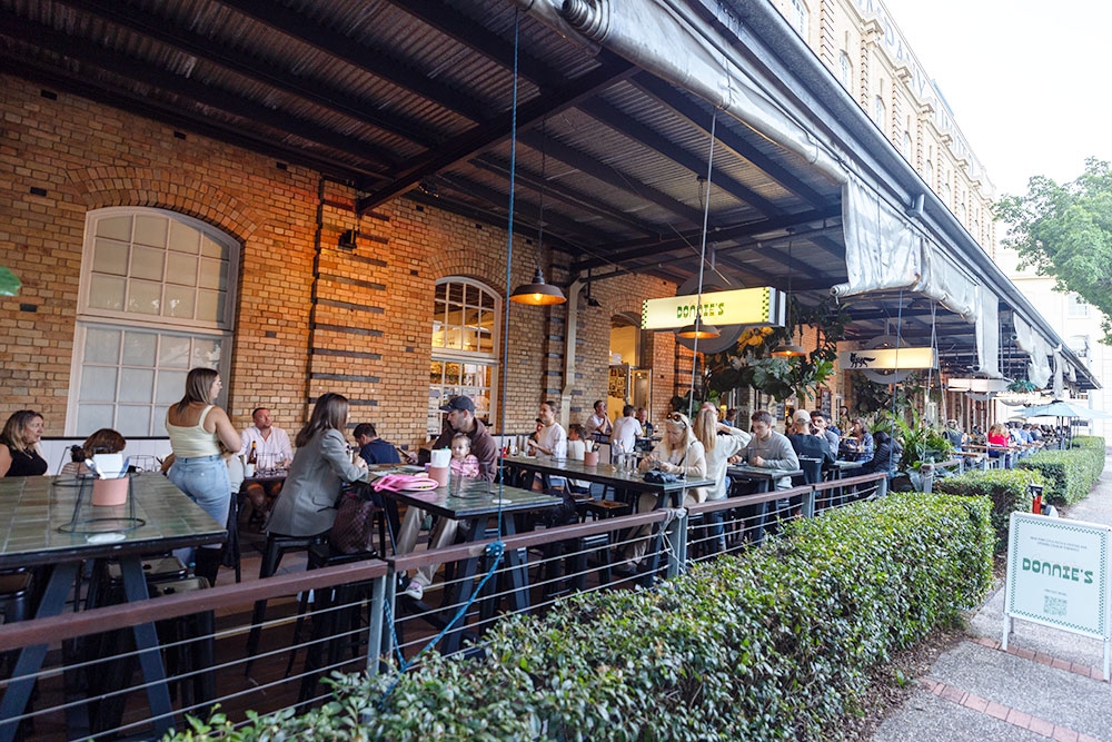 Terrace seating at Donnie's