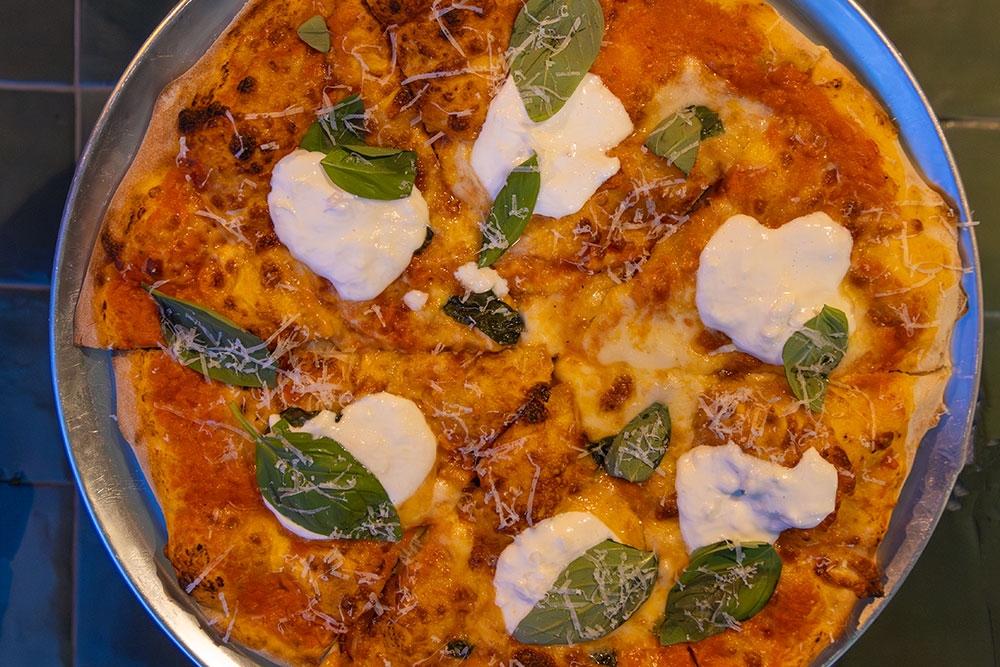 Vodka pizza at Donnie's