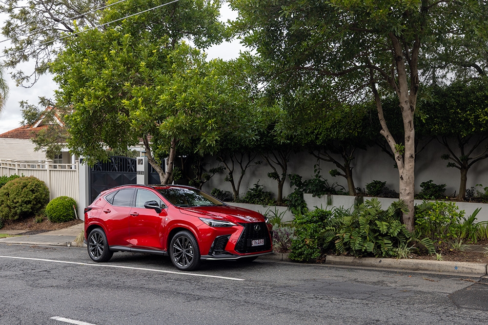 Lexus parked on a street in Paddington