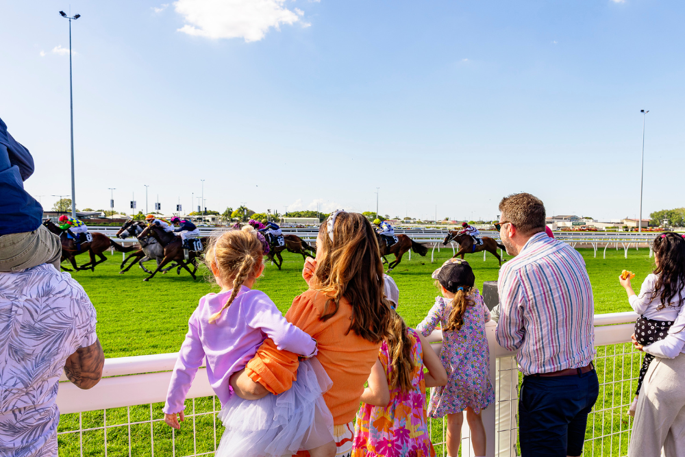 Horses Racing at Teddy Bears Picnic at the Races