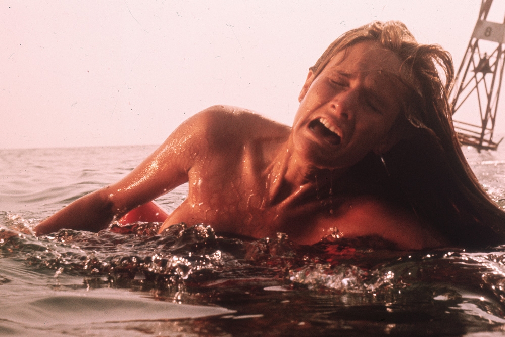woman in water JAWS
