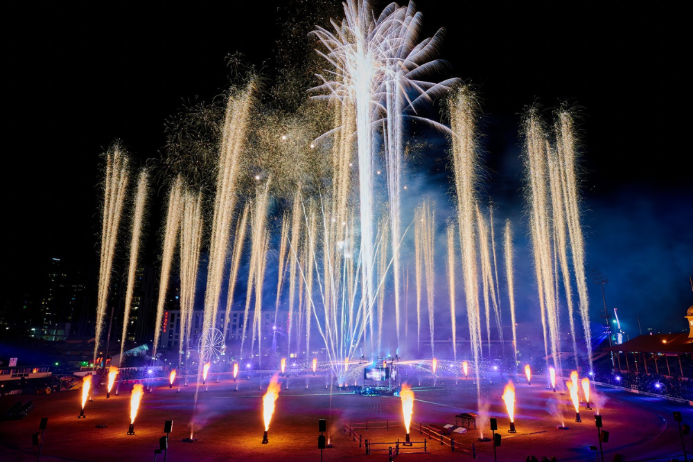fireworks night show Ekka Brisbane Showgrounds