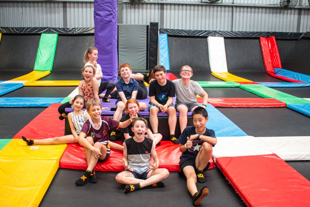 Kids on mat at Urban Xtreme