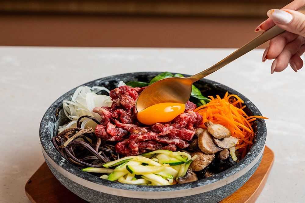 Bibimpap dish at Dadam Korean BBQ Springfield Central