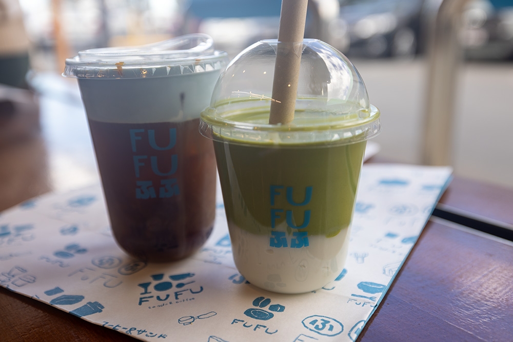 Matcha and cold brew