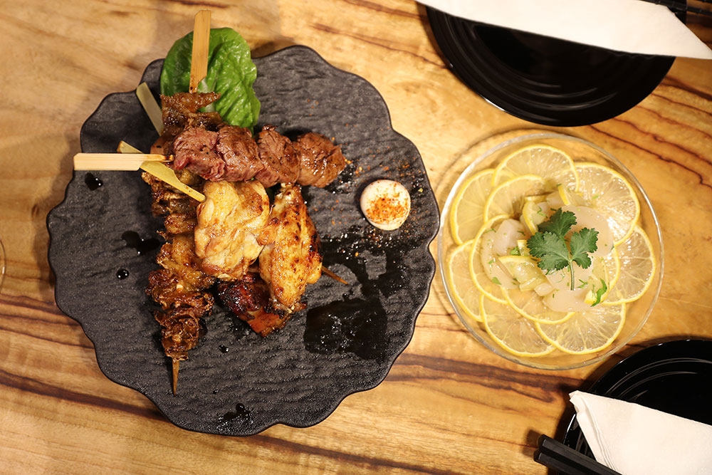 Skewers at Yakiroi Kiku