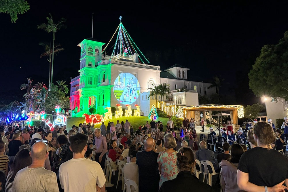 Government House lit up