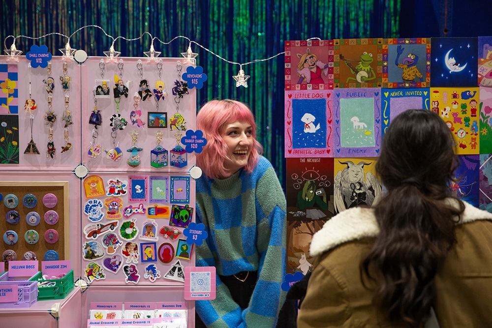 Person behind staff at the Supanova 2026 Gold Coast Convention & Exhibition Centre