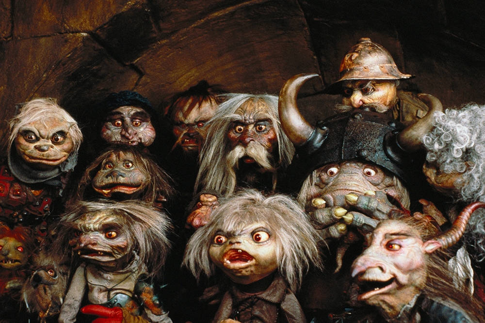 Puppets in Jim Henson's Labyrinth movie