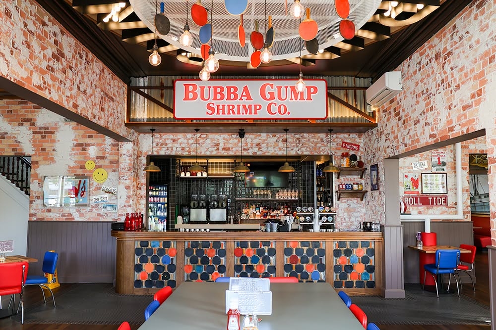 Inside Bubba Gump Shrimp Co Sandgate