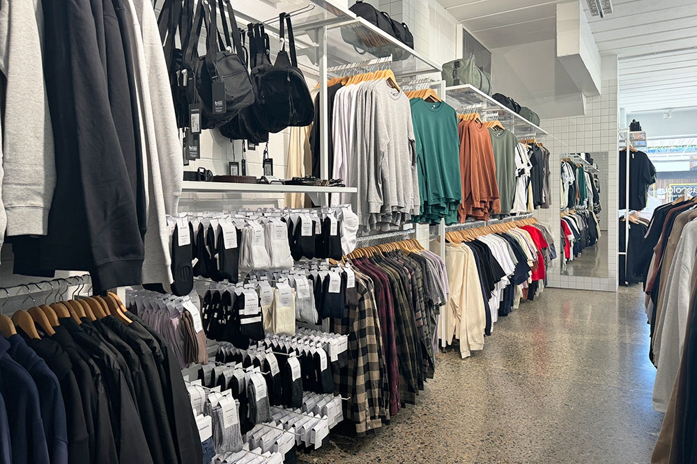 AS Colour, West End, Brisbane, Queensland, quality basics, organic clothes, cotton clothing, NZ made, festival merchandise, consious consumption, reduce fashion waste, womens wear, mens wear, teenage fashion