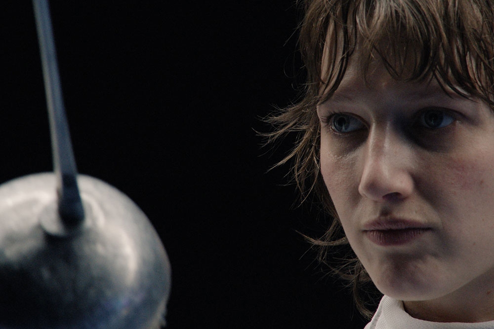 Scene of a person holding a fencing sword in Agon movie at the Brisbane International Film Festival 2025