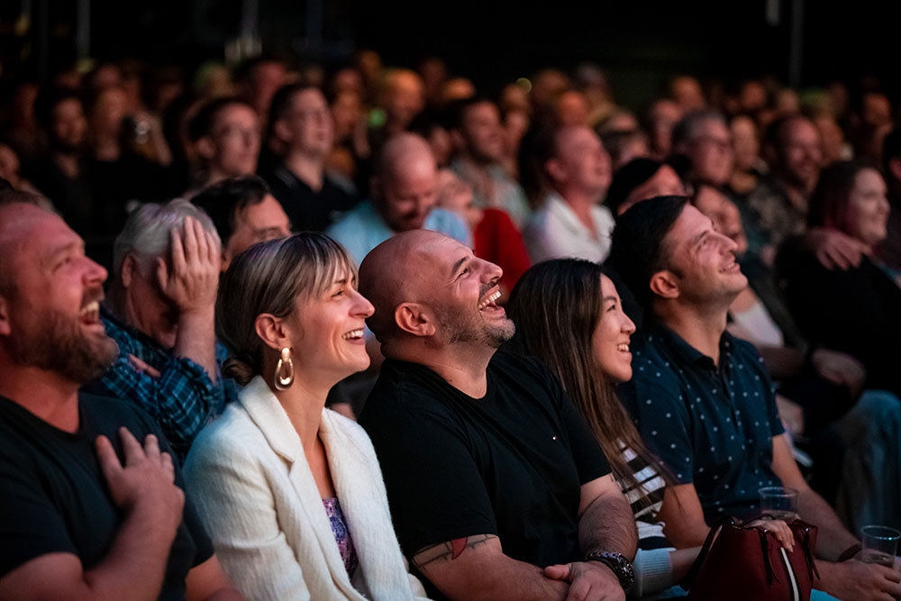 Audience at Brisbane Comedy Festival