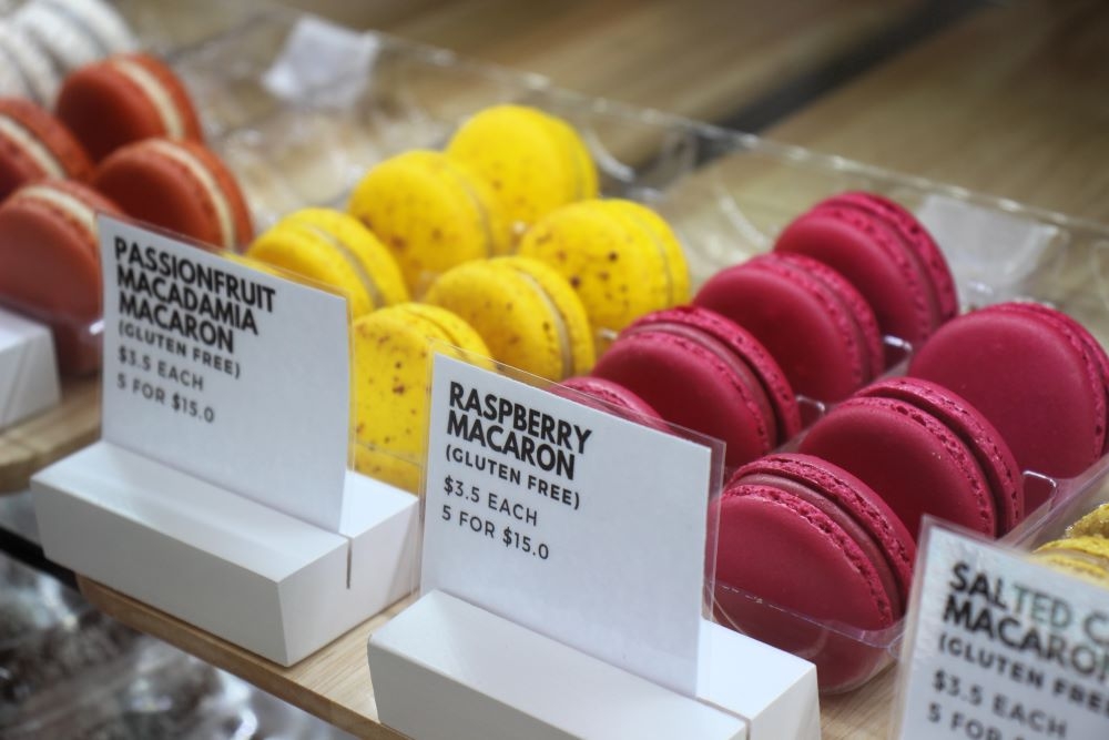 Macarons at Baked by M&G Artisan Bakehouse, Coorparoo 
