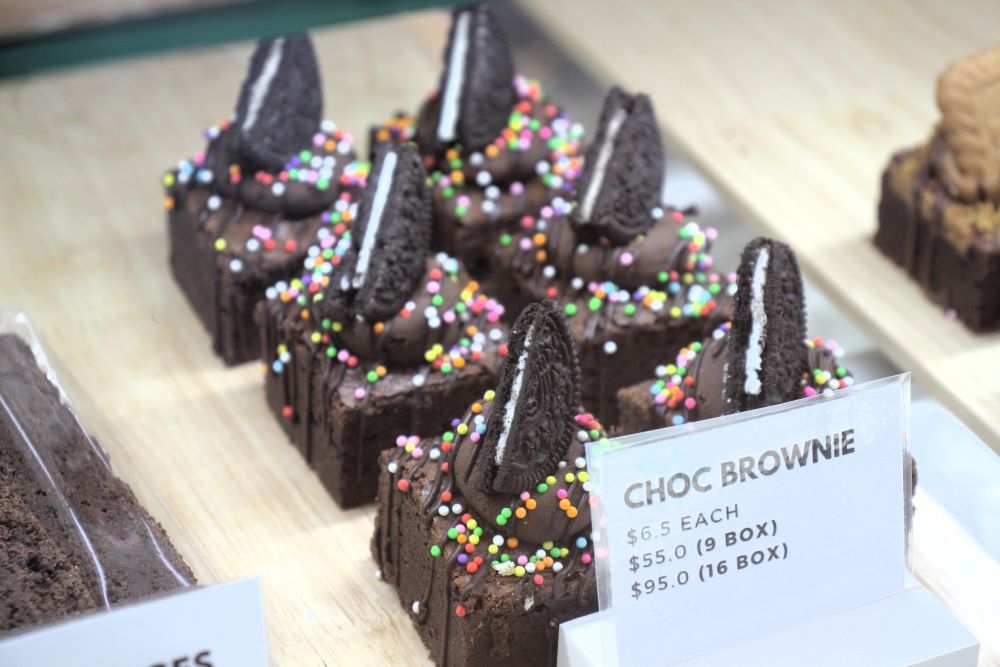 Brownies at Baked by M&G Artisan Bakehouse, Coorparoo 