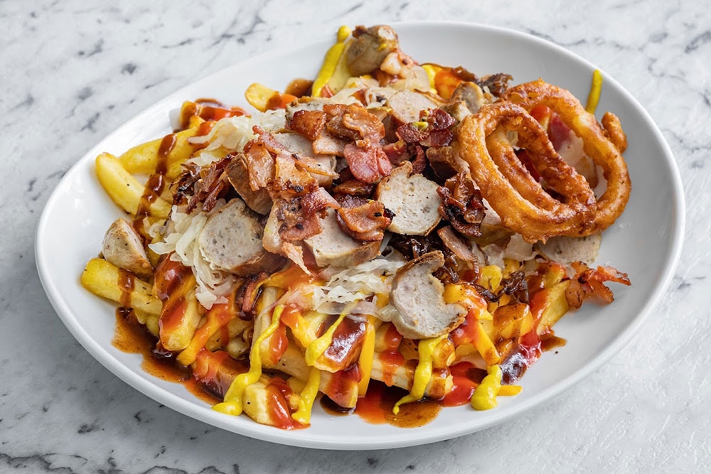 Ultimate loaded pretzel at Bavarian Sizzle Coorparoo 