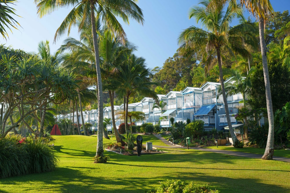 Beachfront villas at Tangalooma Island Resor