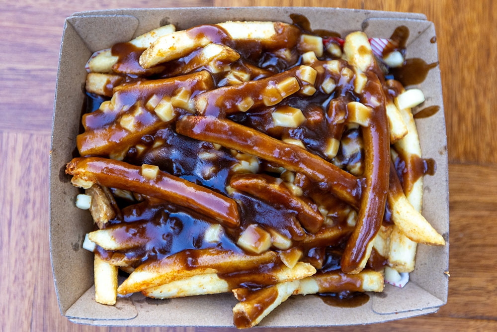Chips and gravy at Benny's Burgers
