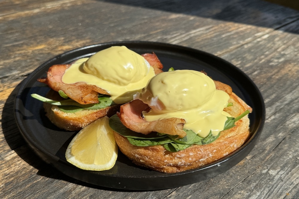 Food on a plate at Brickhouse Cafe Hendra
