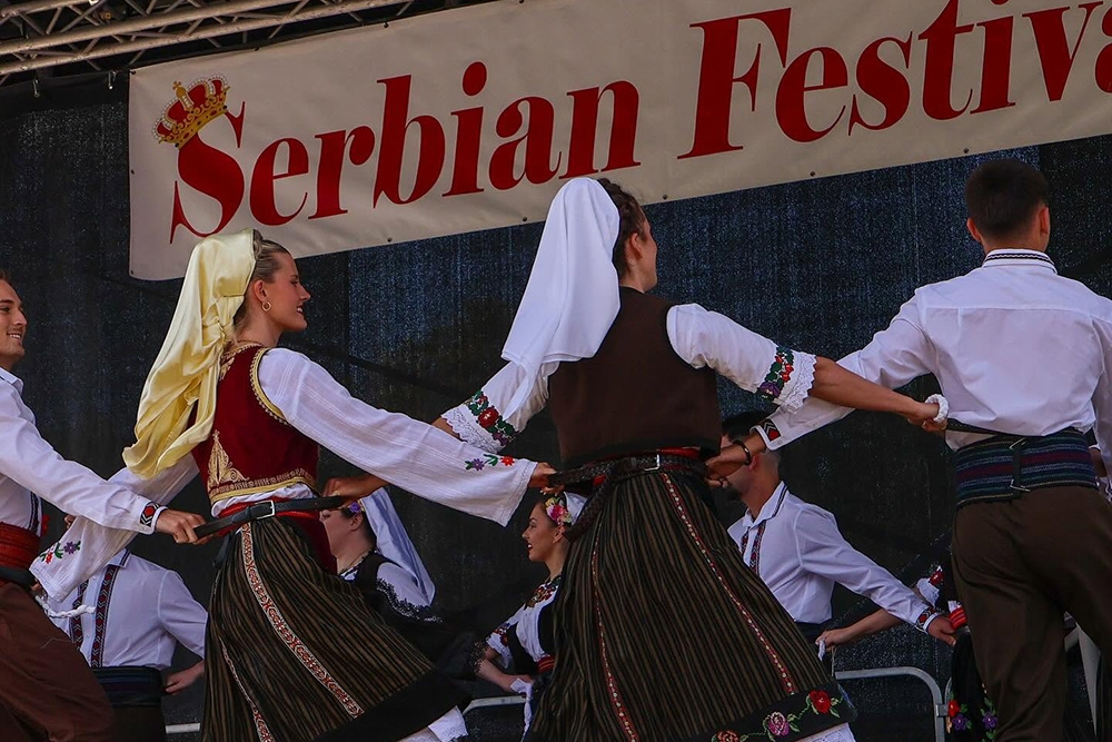 Dancing at Brisbane Serbian Festival