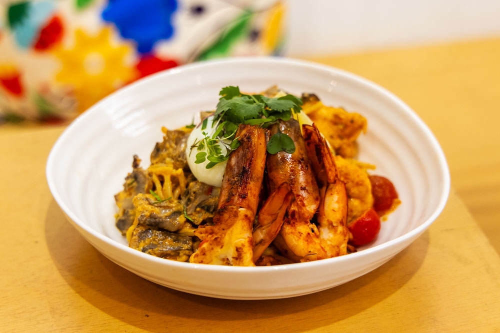 Tom Yum noodle dish, C'sis Espresso Bowen Hills 
