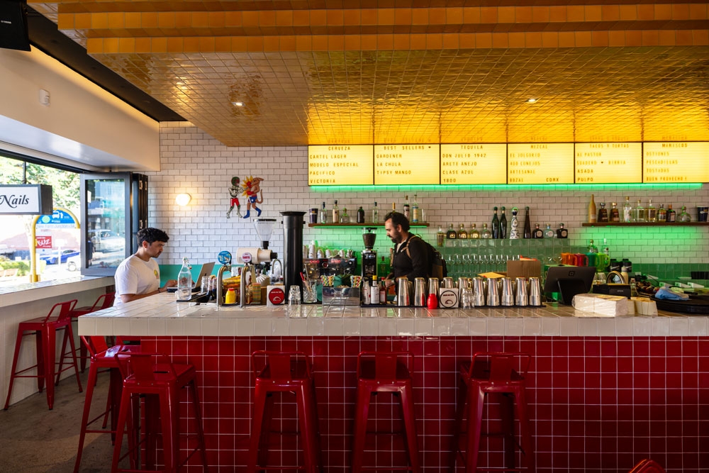 Inside seating at Cartel Del Taco New Farm