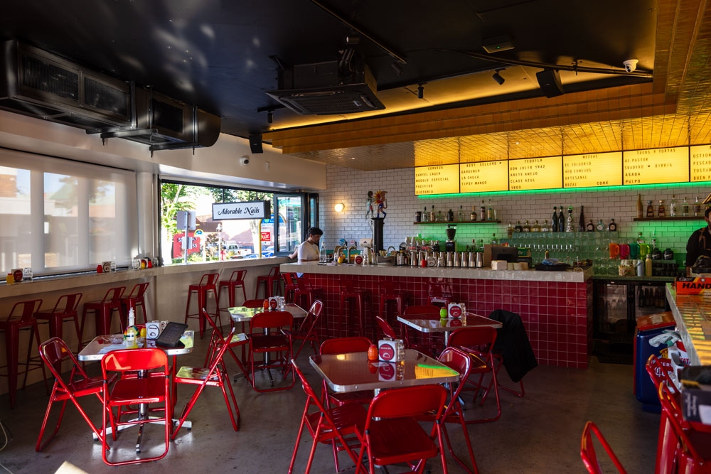 Interior of Cartel Del Taco New Farm