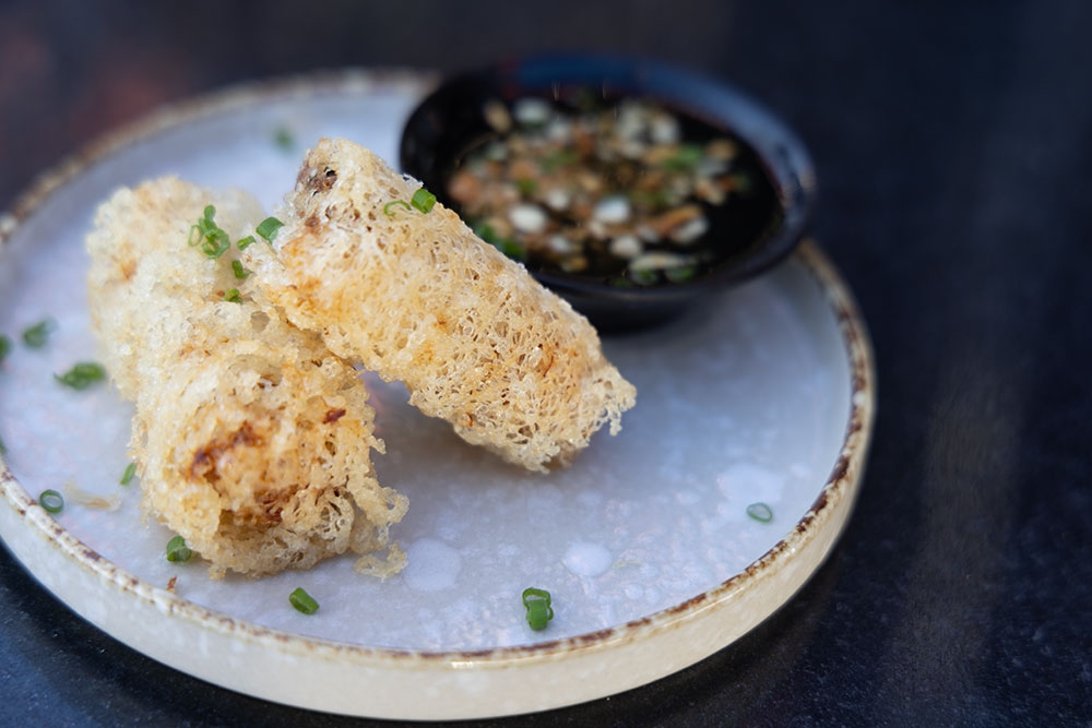 Crab and prawn rolls at Chaan Thai Restaurant, Paddington