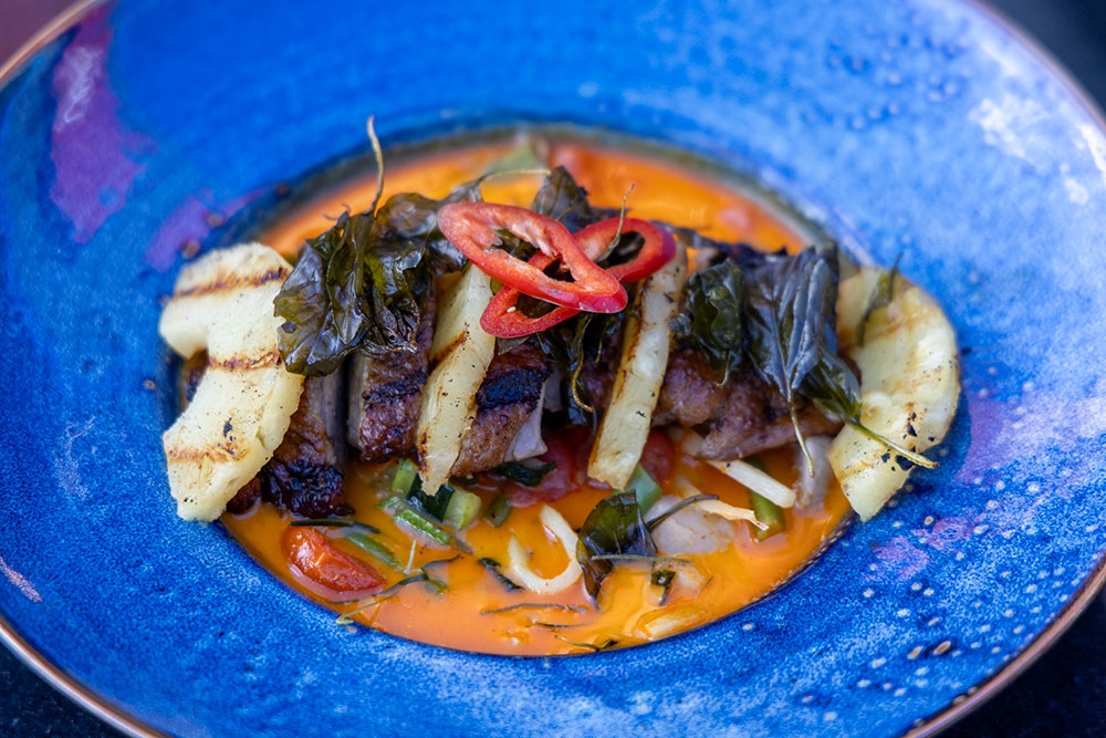 Red duck curry at Chaan Thai Restaurant, Paddington