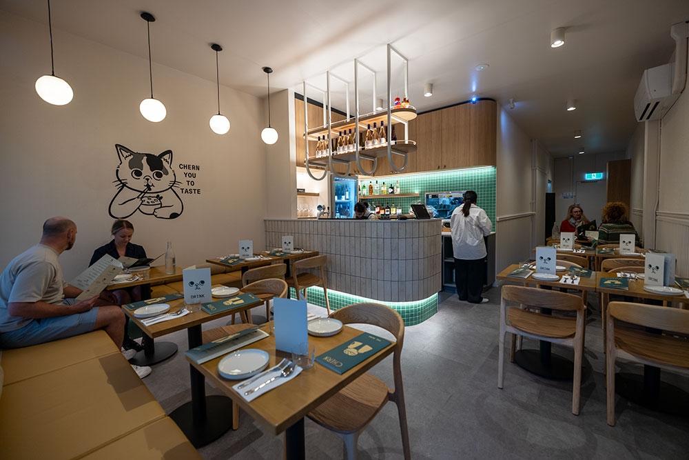 Interior of CHERN Restaurant Kenmore