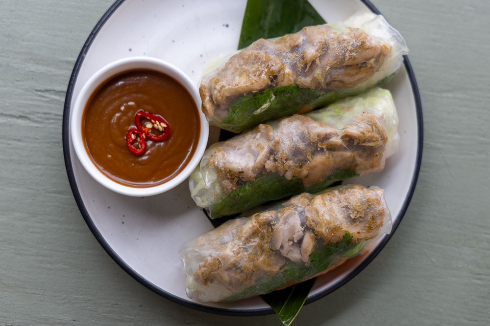 Rice paper rolls Chill 83 Vietnamese Fusion Cafe