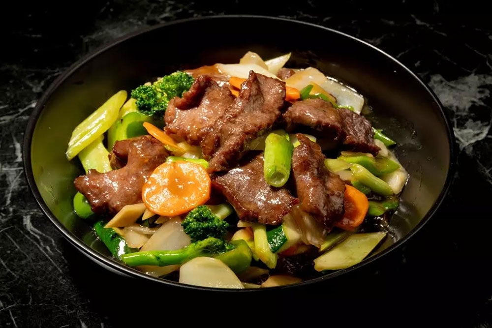 Pan of food at Chinese Cuisine Noodle Asia Corinda