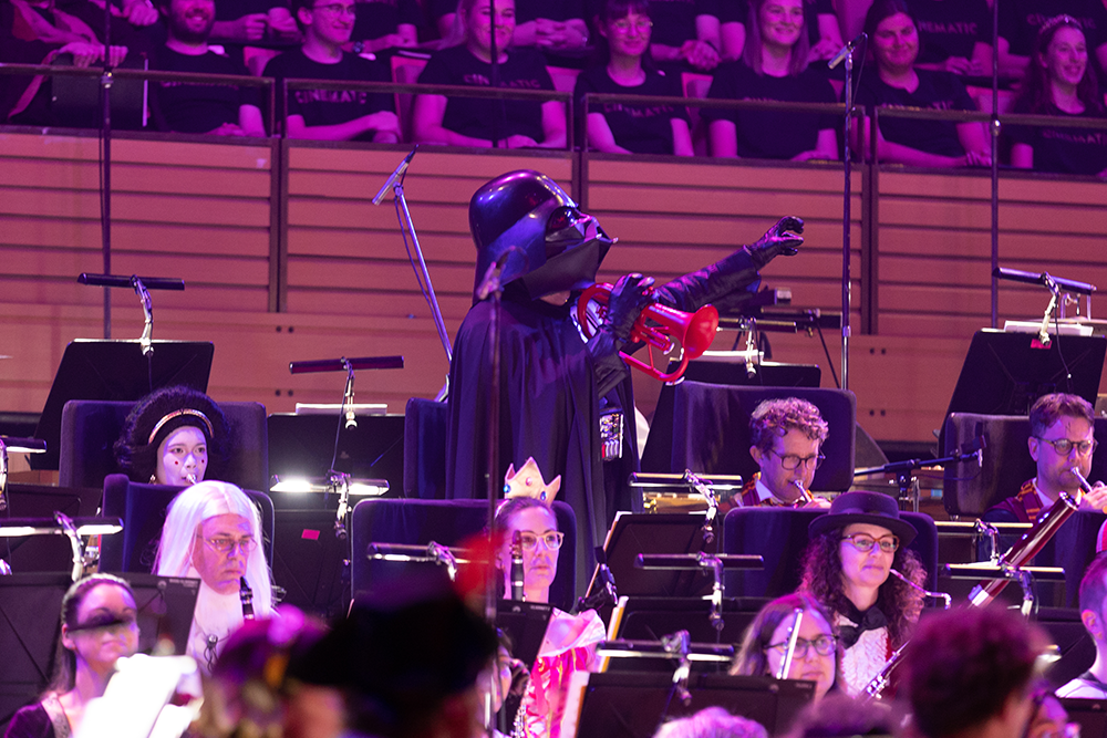 Darth Vadar in the orchestra 